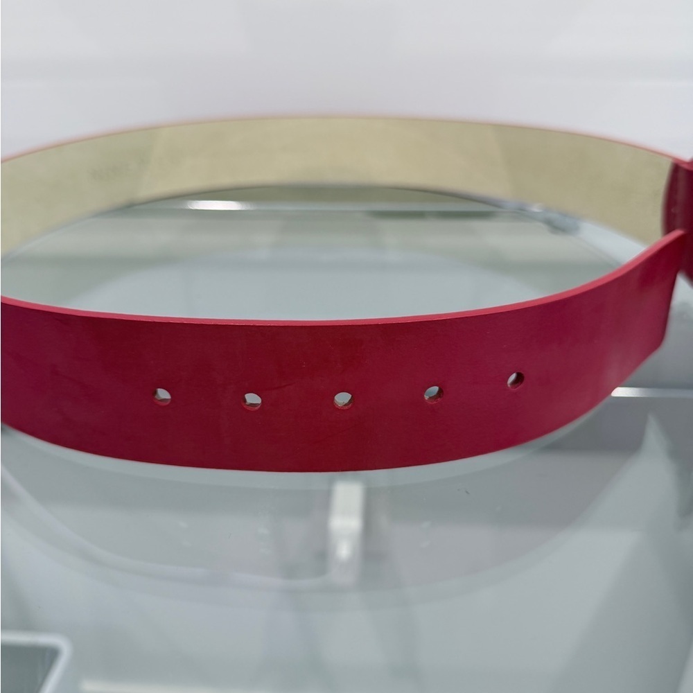 Nine West Leather Red Women's Belt - Picture 4 of 4